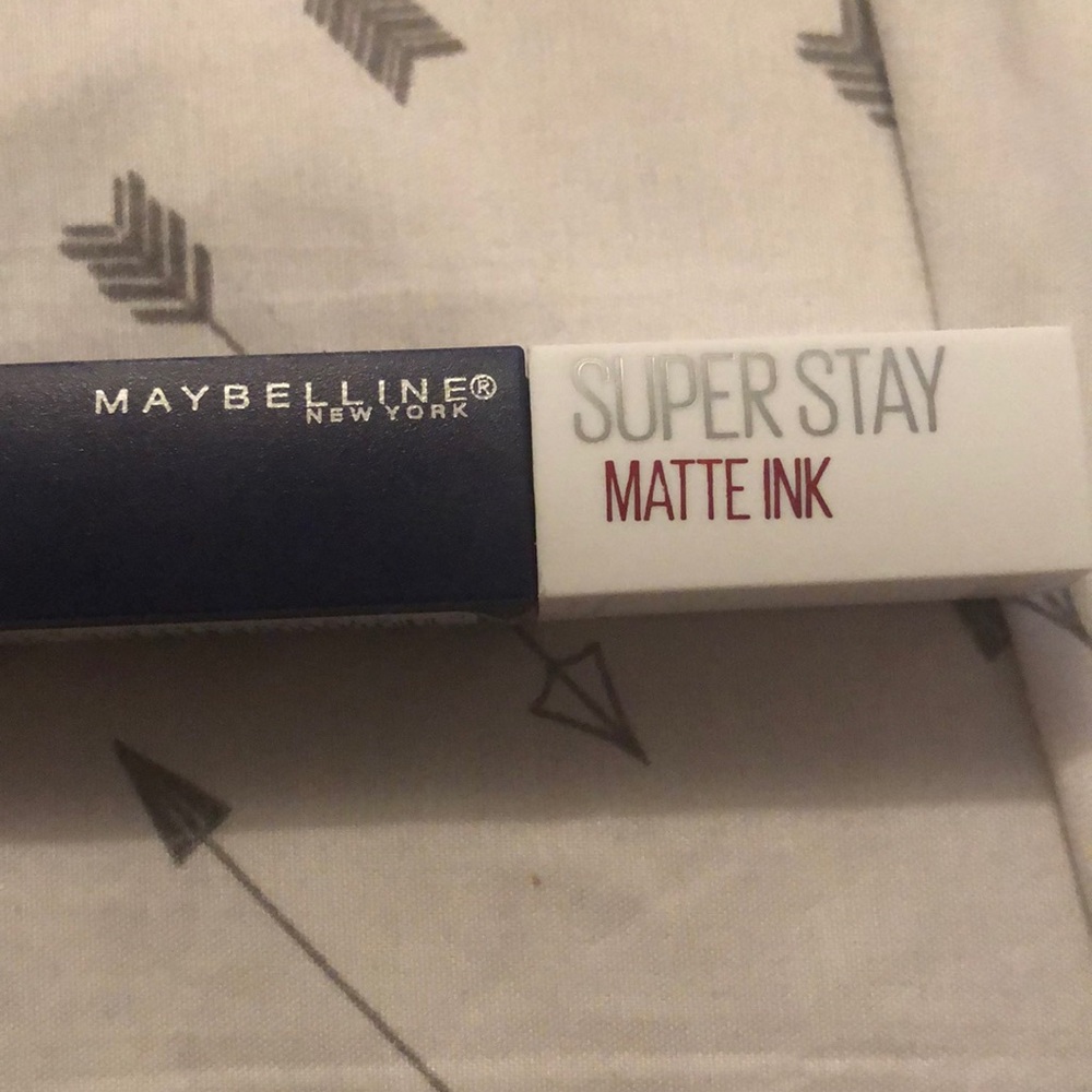 Blue liquid lipstick